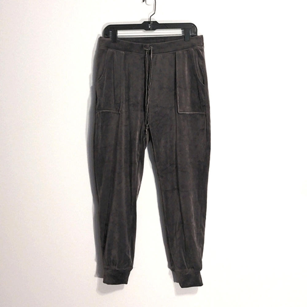 Cynthia Rowley medium velvet jogger pants